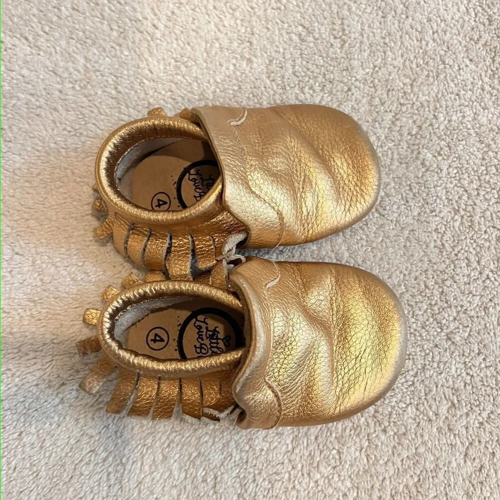 Lot Little Love Bug Leather Shoe 4 Baby Girl Floral Gymboree Sneakers Athletic 3